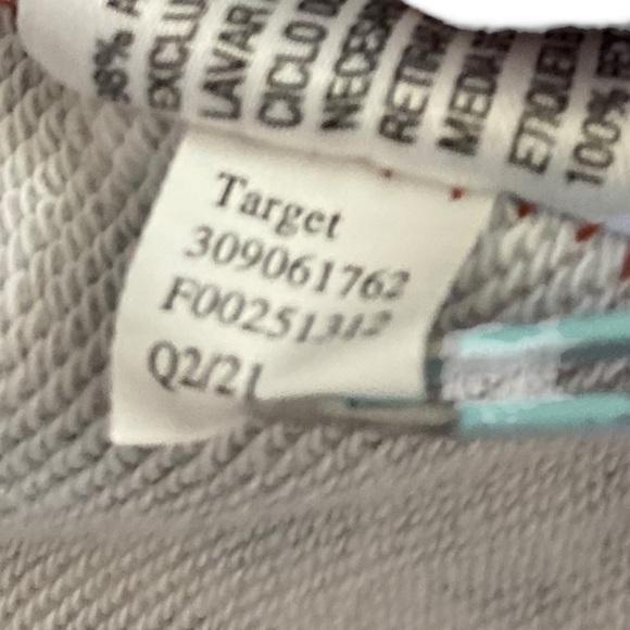 JoyLab French Terry Orange & Purple Acid Wash Crewneck Pullover Sweatshirt Sz M - Picture 15 of 16